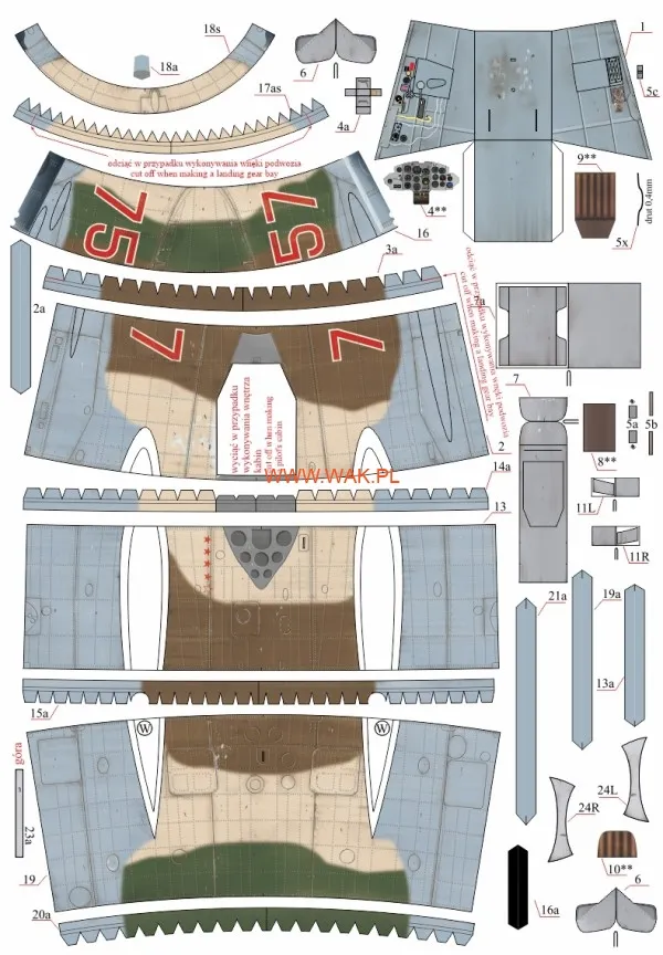 Papierový model - MiG-15bis